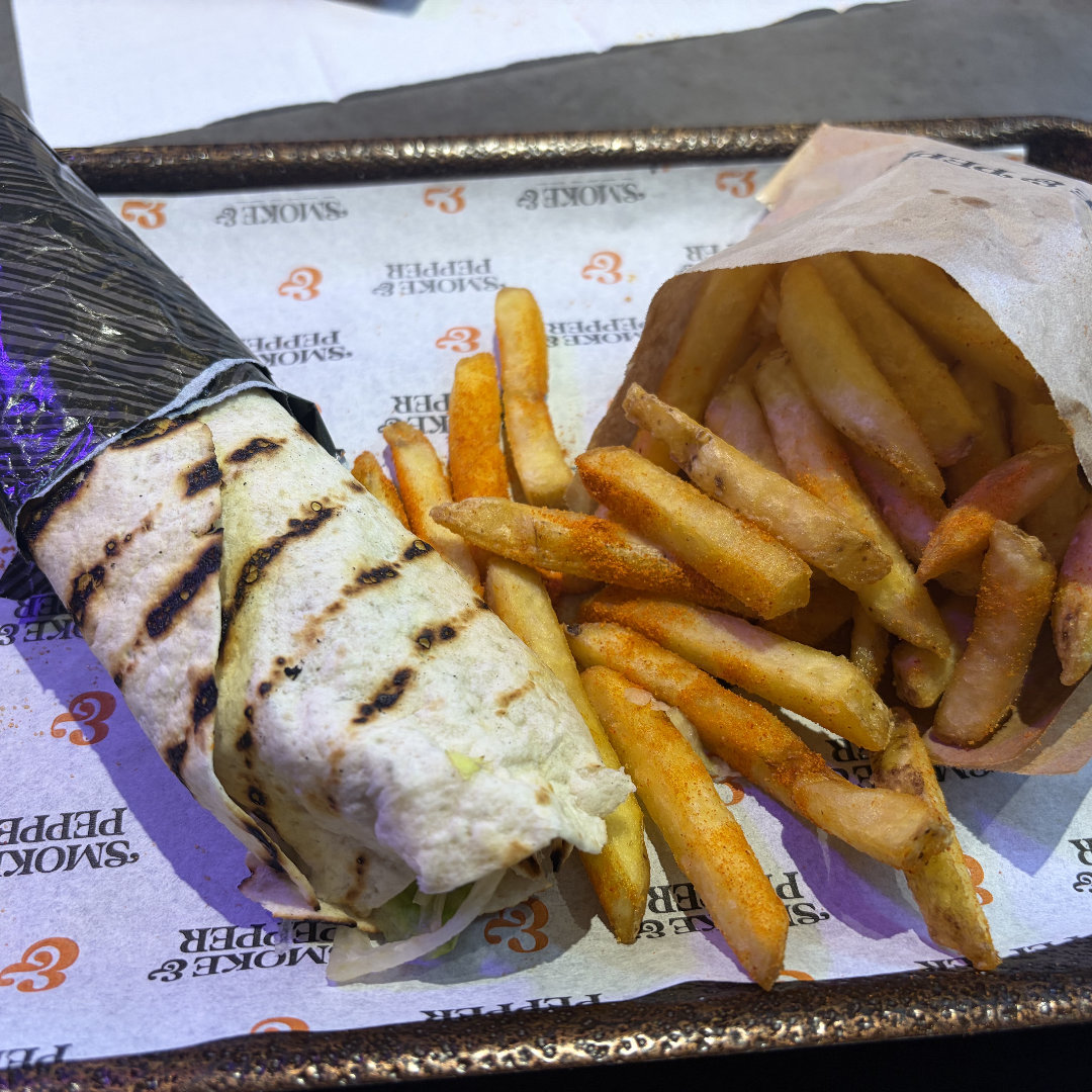Grilled Chicken Wrap at Smoke & Pepper — photo from a diner
