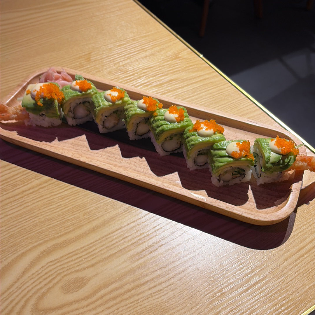 Green Dragon Roll at MAKI & RAMEN — photo from a diner